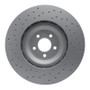 DFC 16-18 Ford Mustang Left Front Drilled GeoSPEC Coated Rotor