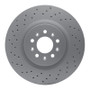 DFC 05-06 Ford GT Front Drilled GeoSPEC Coated Rotor