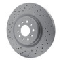 DFC 05-06 Ford GT Front Drilled GeoSPEC Coated Rotor