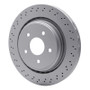 DFC 06-13 Cadillac XLR Rear Drilled GeoSPEC Coated Rotor