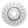 DFC 20-25 BMW X6 Left Front Drilled GeoSPEC Coated Rotor