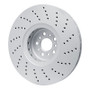 DFC 20-25 BMW X6 Left Front Drilled GeoSPEC Coated Rotor