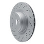 DFC 15-19 BMW X5 Left Rear Drilled GeoSPEC Coated Rotor