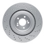 DFC 15-19 BMW X5 Left Rear Drilled GeoSPEC Coated Rotor