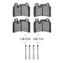 DFC 07-09 Volkswagen Touareg Rear 5000 Advanced Low Metallic Brake Pads and Hardware Kit