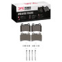 DFC 07-09 Volkswagen Touareg Rear 5000 Advanced Low Metallic Brake Pads and Hardware Kit