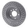DFC 01-06 BMW 330Ci Rear Drilled GeoSPEC Coated Rotor
