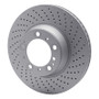 DFC 99-23 Porsche 911 Right Rear Drilled GeoSPEC Coated Rotor