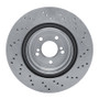 DFC 15-20 BMW M2 Left Rear Drilled Brake Rotor