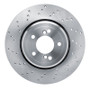 DFC 08-13 BMW M3 Left Rear Drilled Brake Rotor