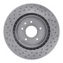 DFC 00-06 Jaguar XKR Rear Drilled Brake Rotor