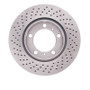 DFC 05-08 Porsche Boxster Right Front Drilled Brake Rotor