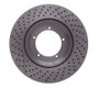 DFC 82-89 Porsche 911 Right Front Drilled Brake Rotor