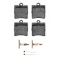 R1 96-15 Chrysler Crossfire Rear Semi Met Pads & Hardware Kit
