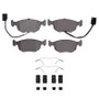 R1 99-00 Ford Contour Front Semi Met Pads & Hardware Kit