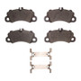 R1 2019-2023 Porsche Cayenne Front R1 Semi Met Pads & Hardware Kit