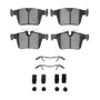 R1 2015-2025 Jaguar E-Pace Rear R1 Semi Met Pads & Hardware Kit