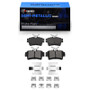 R1 94-04 Ford Mustang Rear Semi Met Pads & Hardware Kit