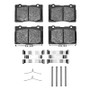 R1 2005-2012 Acura RL Front R1 Semi Met Pads & Hardware Kit
