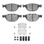 DFC 04-12 BMW M6 Front 5000 Advanced Low Metallic Brake Pads and Hardware Kit