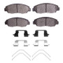 R1 96-15 Honda Civic Front Performance Sport Pads & Hardware Kit
