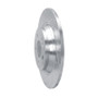 R1 2020-2025 Mercedes-Benz EQB 300 Rear Left Drilled & Slotted Silver Brake Rotor