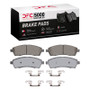 DFC 99-05 Ford F-350 Super Duty 2WD Rear 5000 Advanced Semi Metallic Brake Pads and Hardware Kit