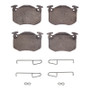 DFC 77-89 Peugeot 505/604 Front 4000 HybriDynamic Brake Pads and Hardware Kit