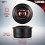 DS18 1.3in Mini Dome Tweeters Neodymium ABS Body 30 Watts RMS RMS 0.8in KSV Vc 4 ohm