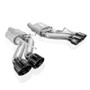 Stainless Works 22-25 Cadillac CT5-V Blackwing Axle Back Exhaust - Black Chrome Tips