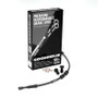 Goodridge 2011 HD FLSTF (w/ABS) +2in Black Brake Line Kit w/Black Fittings