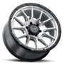ICON Alloys Cajon 20x9 / 5x150 / 16mm / 5.625in BS Silver Machined Wheel w/ GB Lip