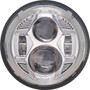 7" Led Headlight Chrome