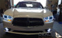 Oracle 11-12 Dodge Charger LED Fog Light Halo Kit - Amber