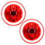 Oracle 05-10 Dodge Charger LED Fog Light Halo Kit - Red