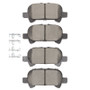 DFC 00-08 Toyota Solara Rear 4000 Hybridynamic Brake Pads