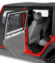 Bestop 97-06 Jeep Wrangler TJ Element Upper Doors (Black Diamond)