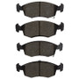 DFC 12-19 Fiat 500E Front 4000 Hybridynamic Brake Pads