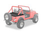 Bestop 80-86 Jeep Cj7 / 87-91 Wrangler YJ Duster Deck Cover (Factory Hardtop Black Denim)