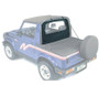 Bestop 95-98 Tracker/Sidekick Windjammer (Black Denim)