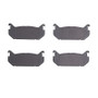DFC 93-02 Mazda MX-6 Rear 4000 Hybridynamic Brake Pads