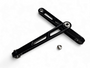 Elektric Offroad 2022+ Polaris Rzr Pro R Turbo R Volt Billet Front Sway Bar Links Anodized Black