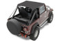 Bestop 76-86 Jeep Cj7 Traditional Bikini (Black Crush)