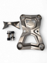 Elektric Offroad 2022-2025 Polaris Rzr Pro R Volt Radius Rod Plate Billet Anodized Gun Metal