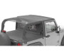 Bestop 10-18 Jeep Wrangler JK 2-Door Header Safari Cable Style Bikini (Mesh)