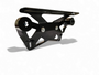 Elektric Offroad 2017+ Can Am X3 Maverick Front Shock Mount Brace W/ Light Mount Anodized Black