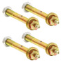 RockJock Greaseable Bolt w/ Hardware 7/16in Thread x 3-1/4in Long (4-pack)