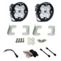 Baja Designs 18-25 JL/JT / 20-25 Gladiator Squadron-R Sport 2.0 Fog Kit OE Sahara Bumper (WC) -Clear