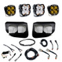 Baja Designs 20-22 Ford SD Squadron 2.0 Fog Pocket Kit SAE/Sport w/Upfitter (Driving/Combo) - Amber