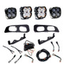Baja Designs 23-25 Ford Super Duty Squadron Sport/SAE 2.0 Dual Fog Pocket Kit (Diving/Combo) - Clear